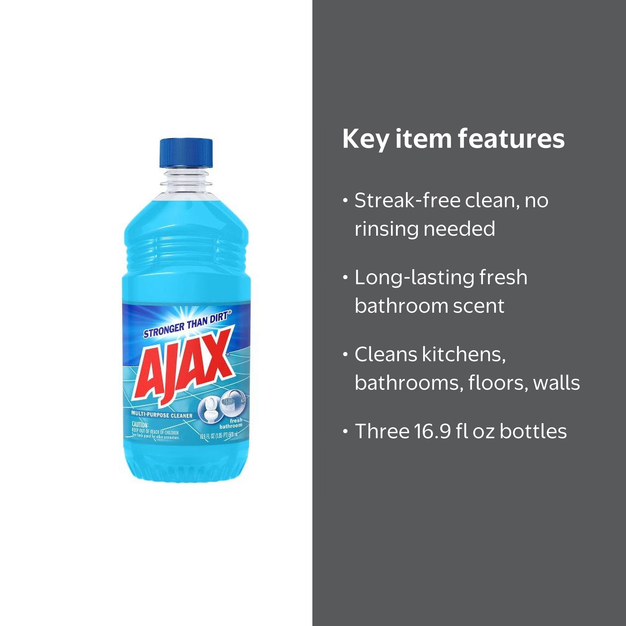 Ajax Multi-Purpose Cleaner (3) | Window washing - Walmart Business