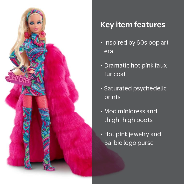 Barbie, Styled by Design Doll 3, Inspired by 60s Psychedelic