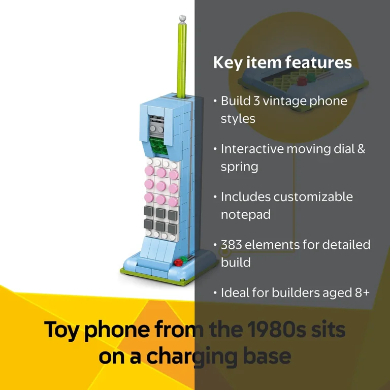 LEGO, Retro Telephone 3 in 1 Set, 31174, 383 Pieces - Walmart.com