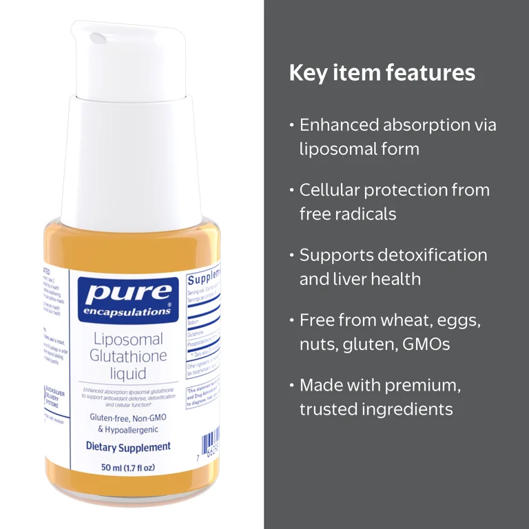 Pure Encapsulations Liposomal Glutathione Liquid