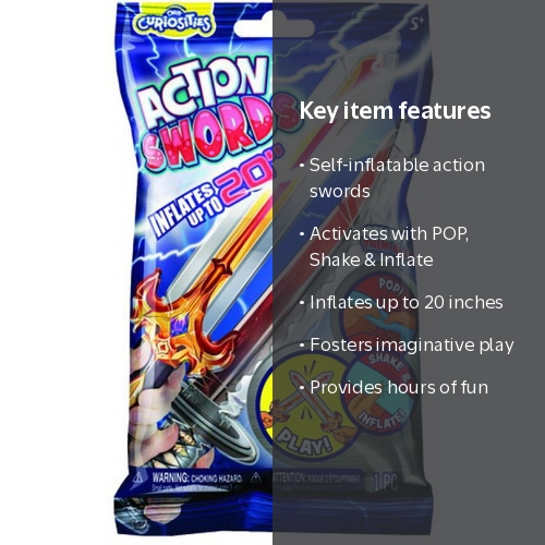 Action Swords Mystery Pack (Inflates Up to 20) - Walmart.com