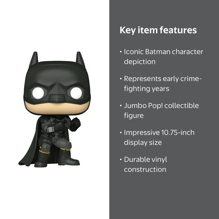 Funko Pop! Jumbo DC Comics: The Batman - Batman Vinyl Figure