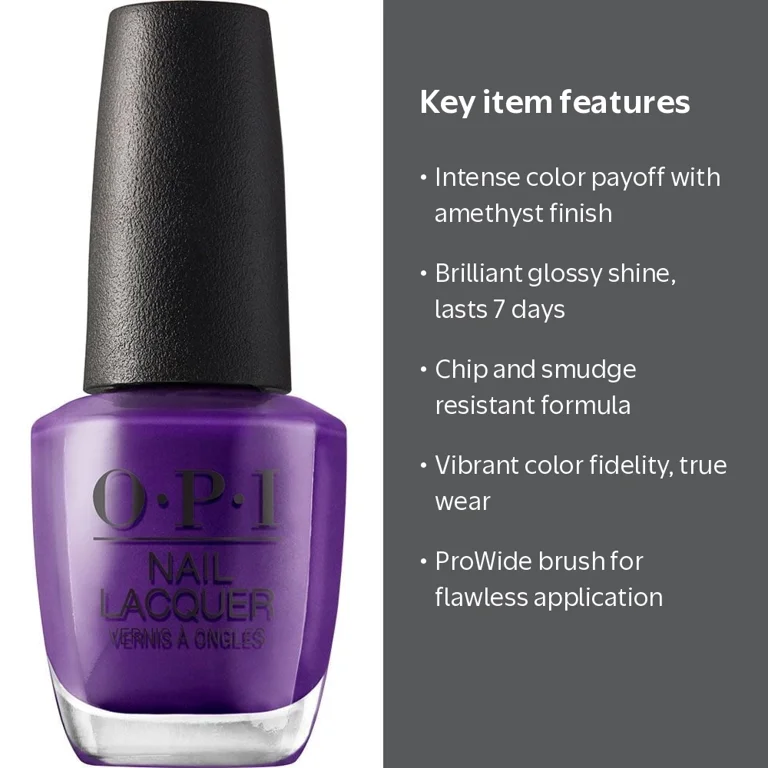 OPI, Nail Lacquer, Purple with a Purpose, 0.5 fl oz - Walmart.com