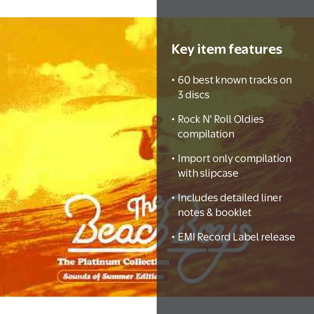 The Beach Boys - Platinum Collection: Sounds of Summer Edition