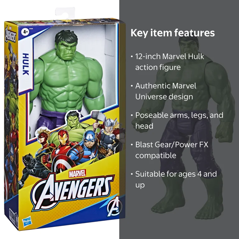 Marvel Avengers Titan Hero Series Deluxe Hulk 12