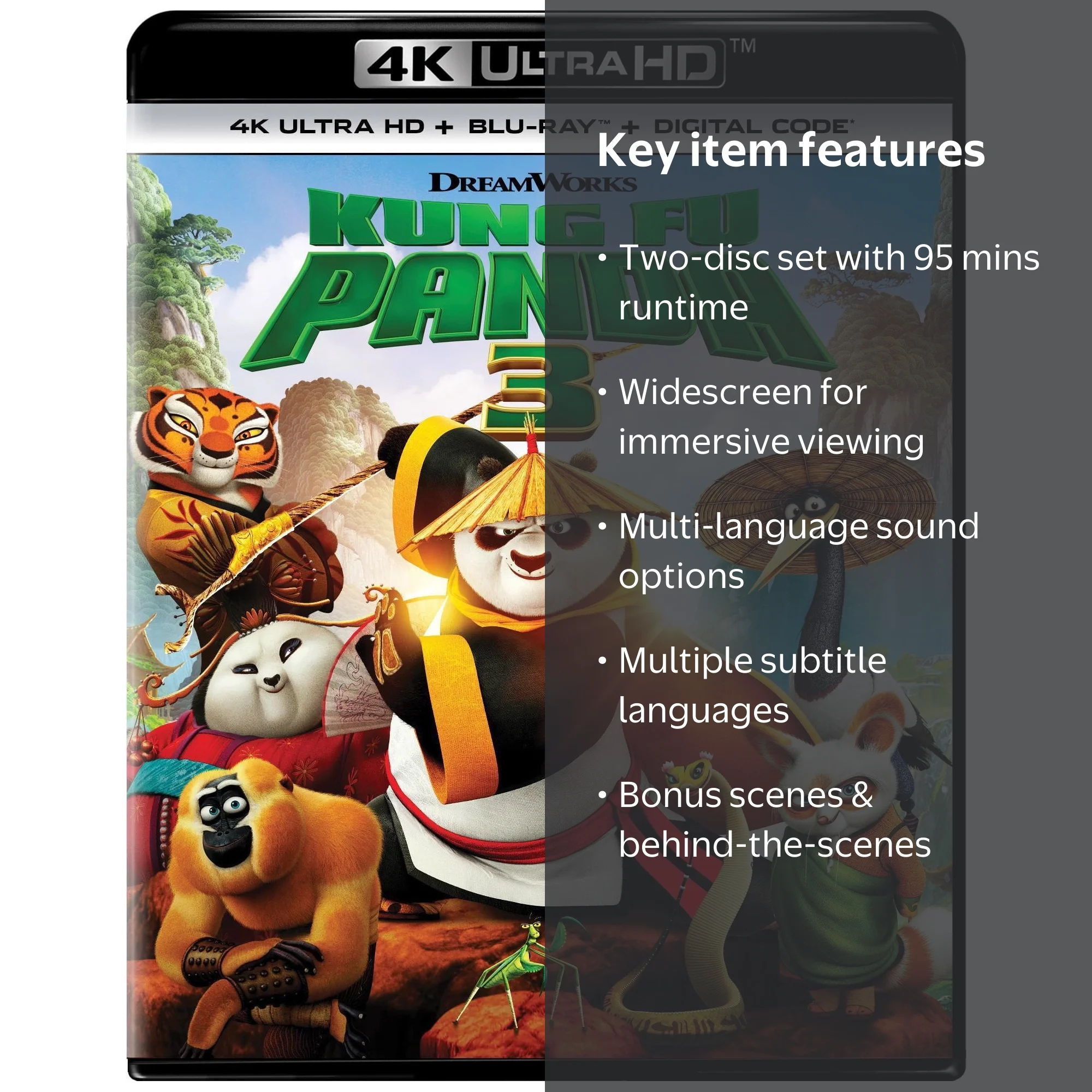 DreamWorks, Kung Fu Panda 3 Movie 10th Anniversary, Animated PG