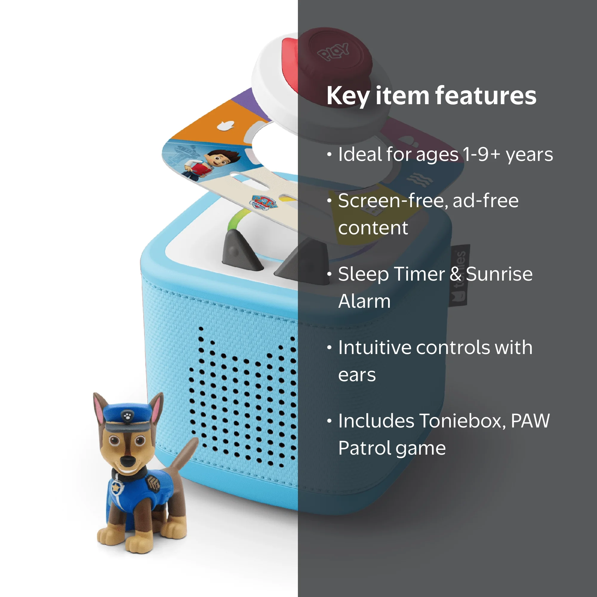 tonies Toniebox 2 Screen-Free Audio Player Full Play Bundle for