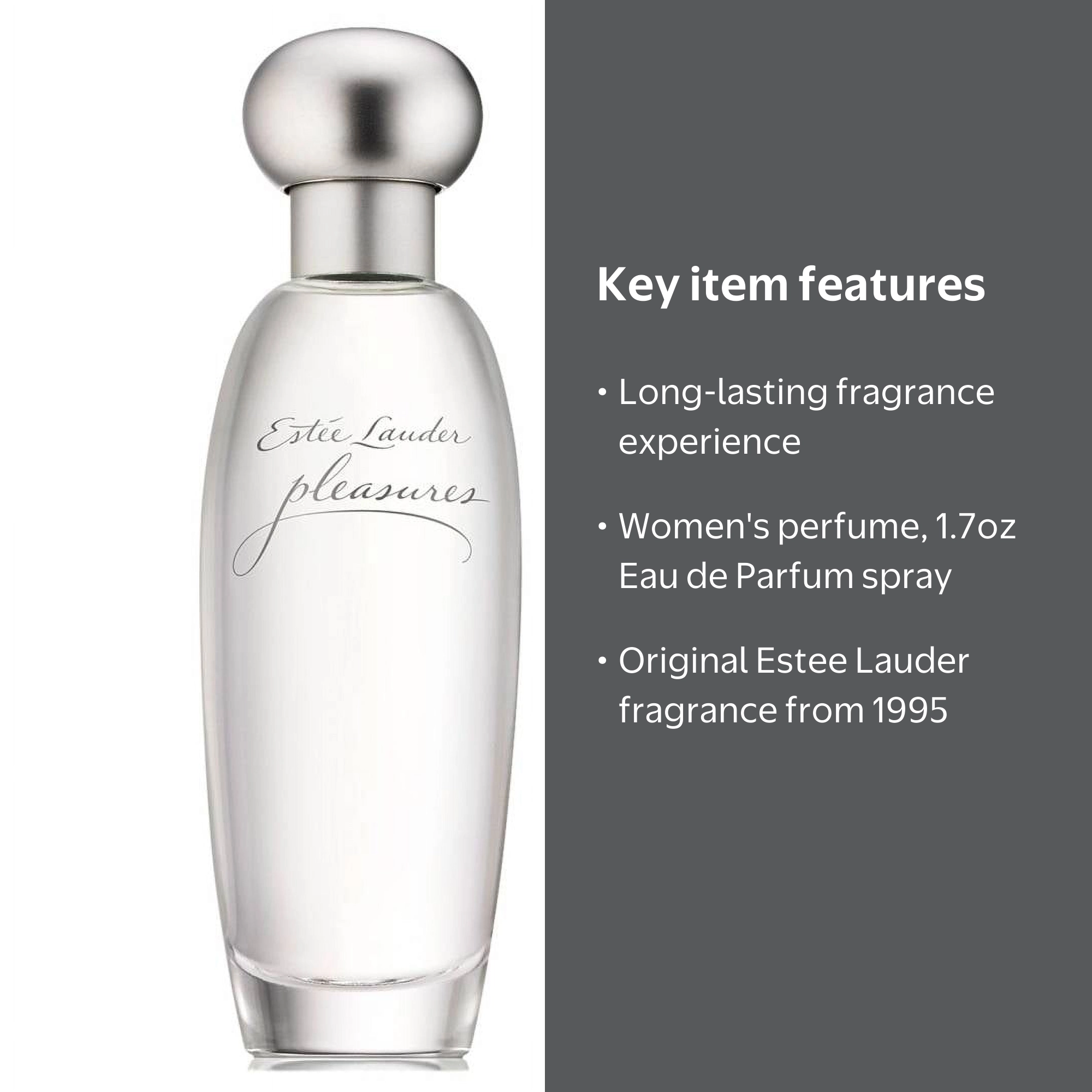 Estee Lauder Pleasures Perfume, Romantic Eau de Parfum Spray for