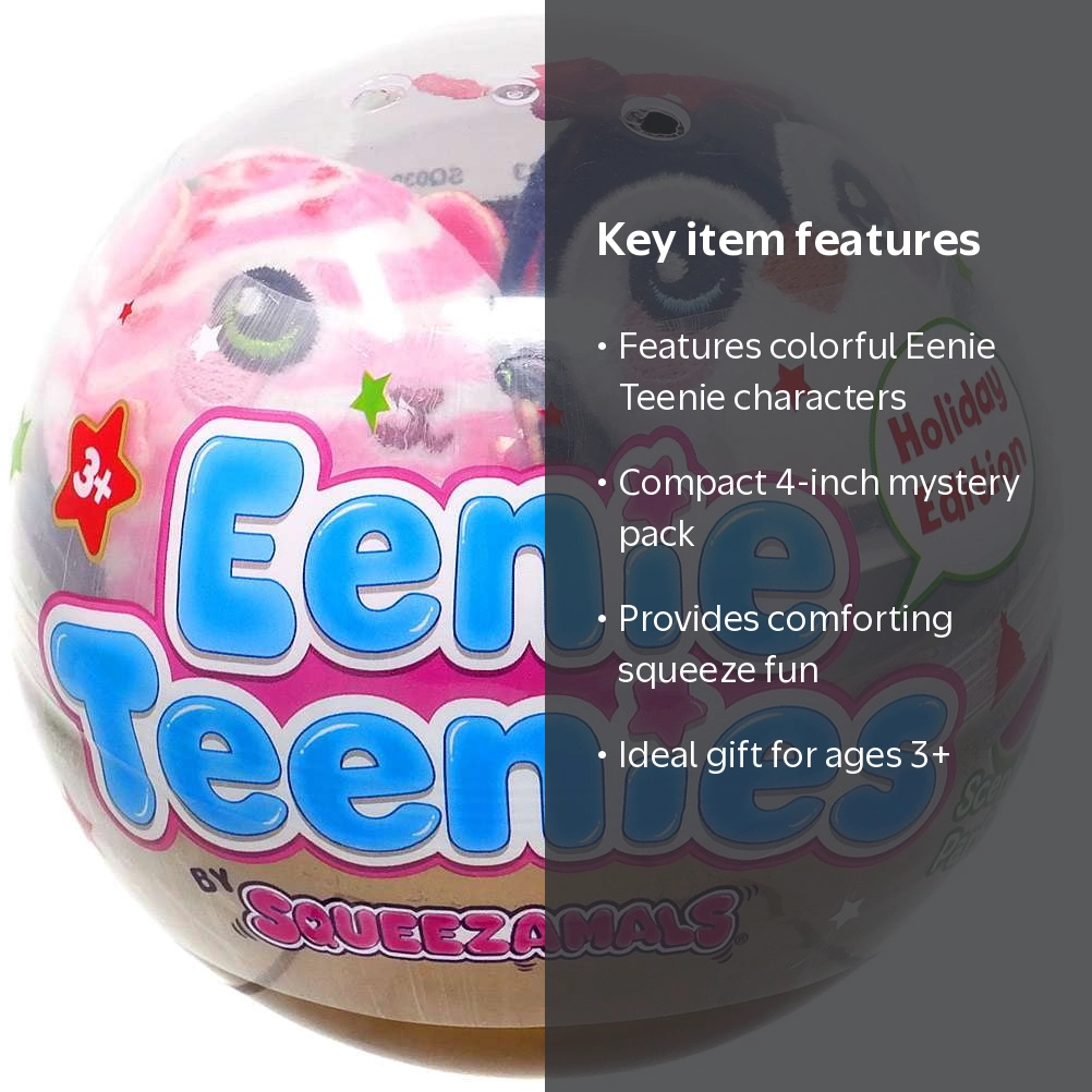 Squeezamals Holiday Edition Eenie Teenies Exclusive - Walmart.com