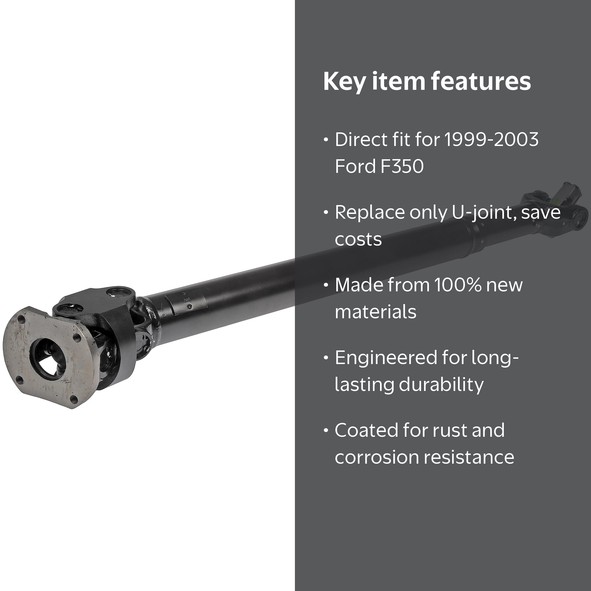 Dorman 938-802 Front Drive Shaft for Specific Ford Models Fits