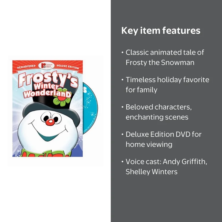 SDS, DVD, Warner Bros. Frosty's Winter Wonderland 1976, Deluxe