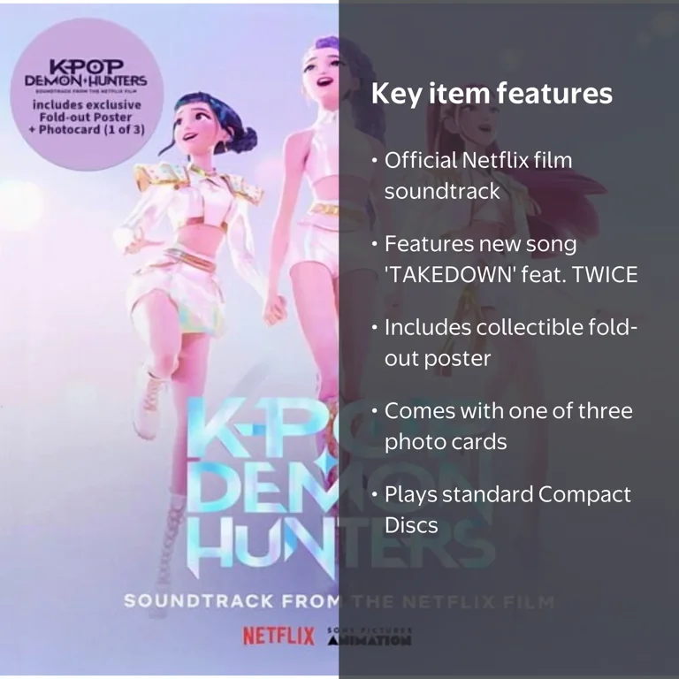 Republic Records, Soundtrack CD, Kpop Demon Hunters, From Netflix