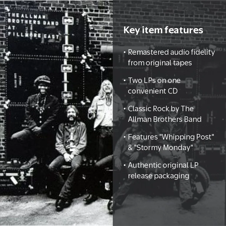 Mercury, The Allman Brothers Band, Allman Brothers Live at