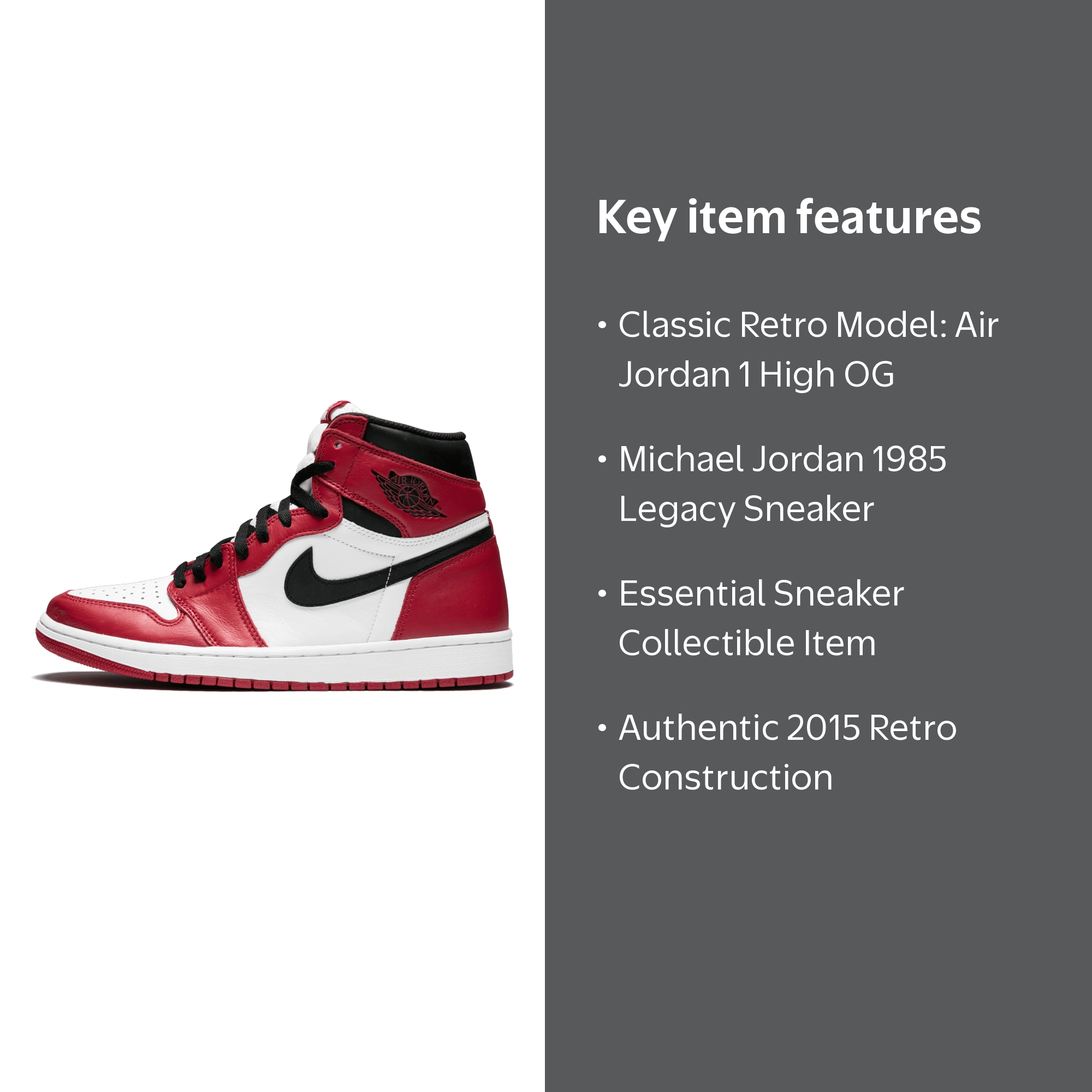 JORDAN MENS Air Jordan 1 Retro High OG 