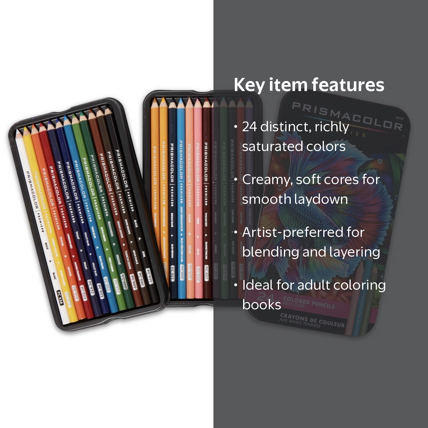 Prima@(^_^ゞ　2ボックスセット Prismacolor, Colored Pencils, Soft Core, 24 Count, Artist's