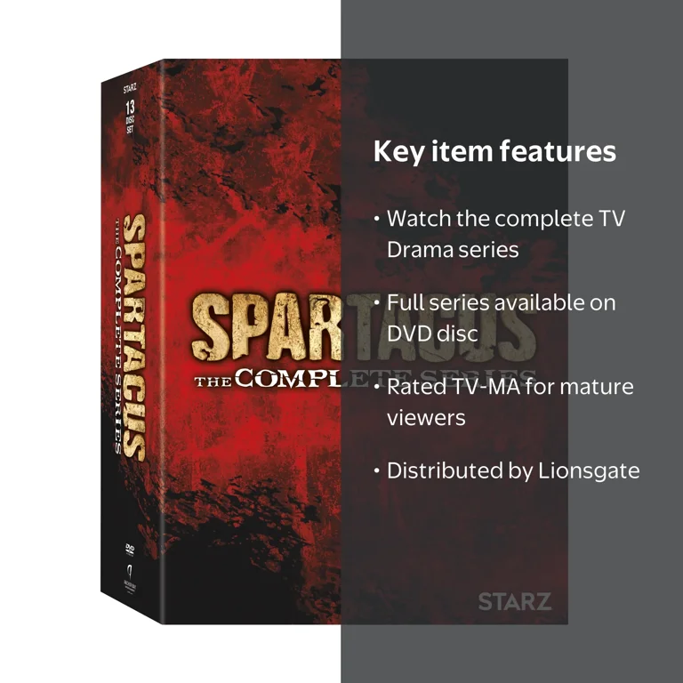 Starz Spartacus: The Complete Series - Action & Adventure DVD