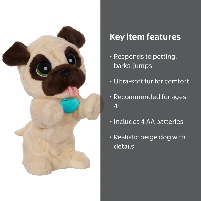 furReal Friends JJ, My Jumpin' Pug Pet - Walmart.com