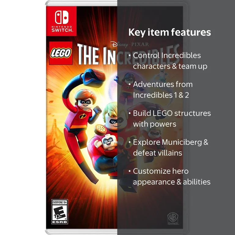 シスターズロワイヤル　コレクターズエディション　激レアのSwitch版 LEGO: The Incredibles Superheroes Video Game - Nintendo Switch