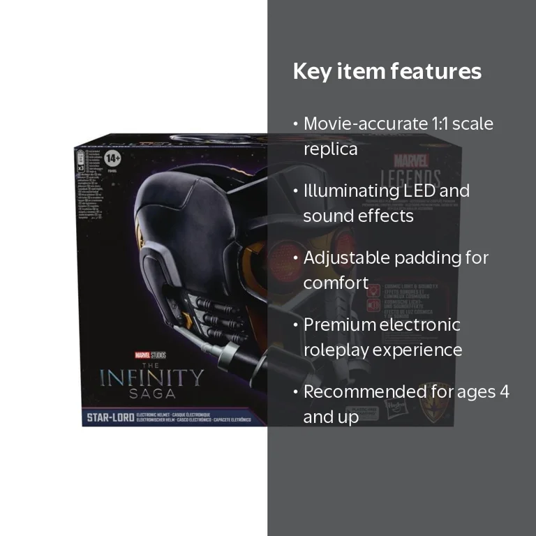 Marvel Legends Series Star-Lord Electronic Helmet with Cosmic