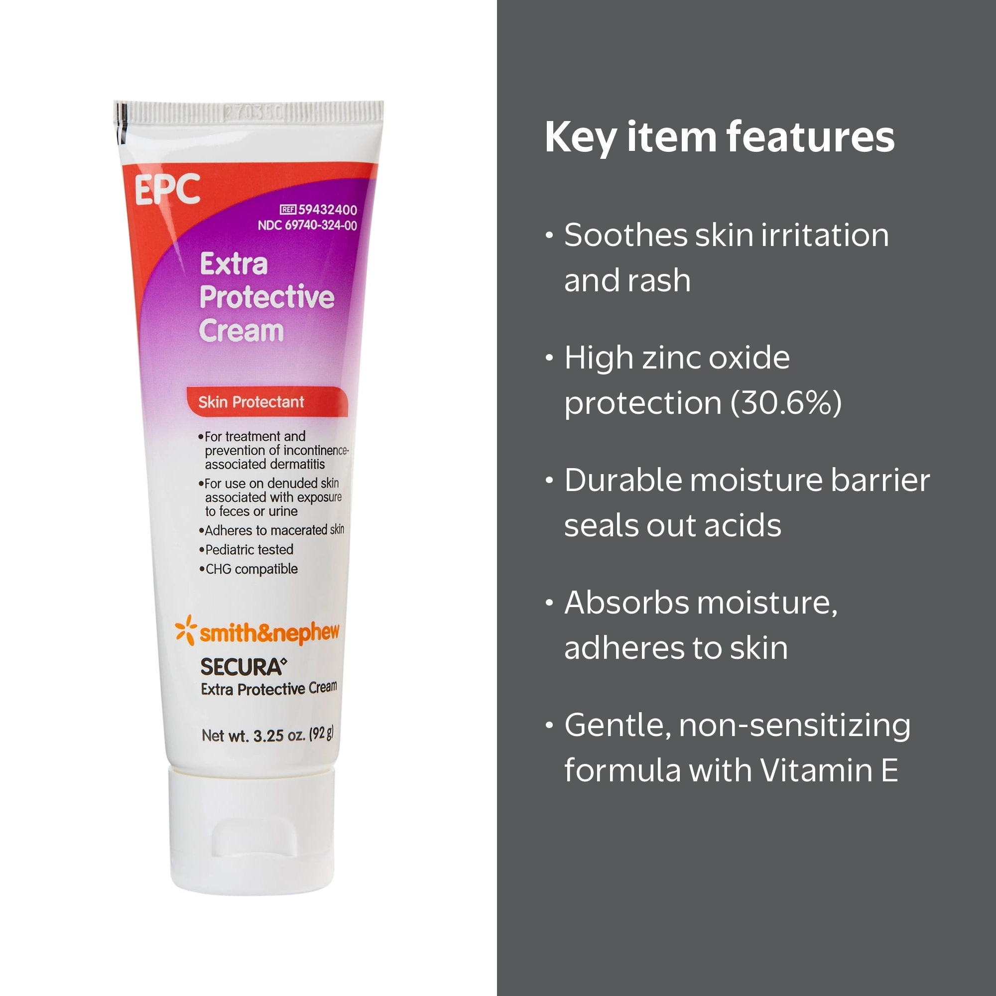 Smith & Nephew, Extra Protective Cream, EPC 59432400, 3.25 oz