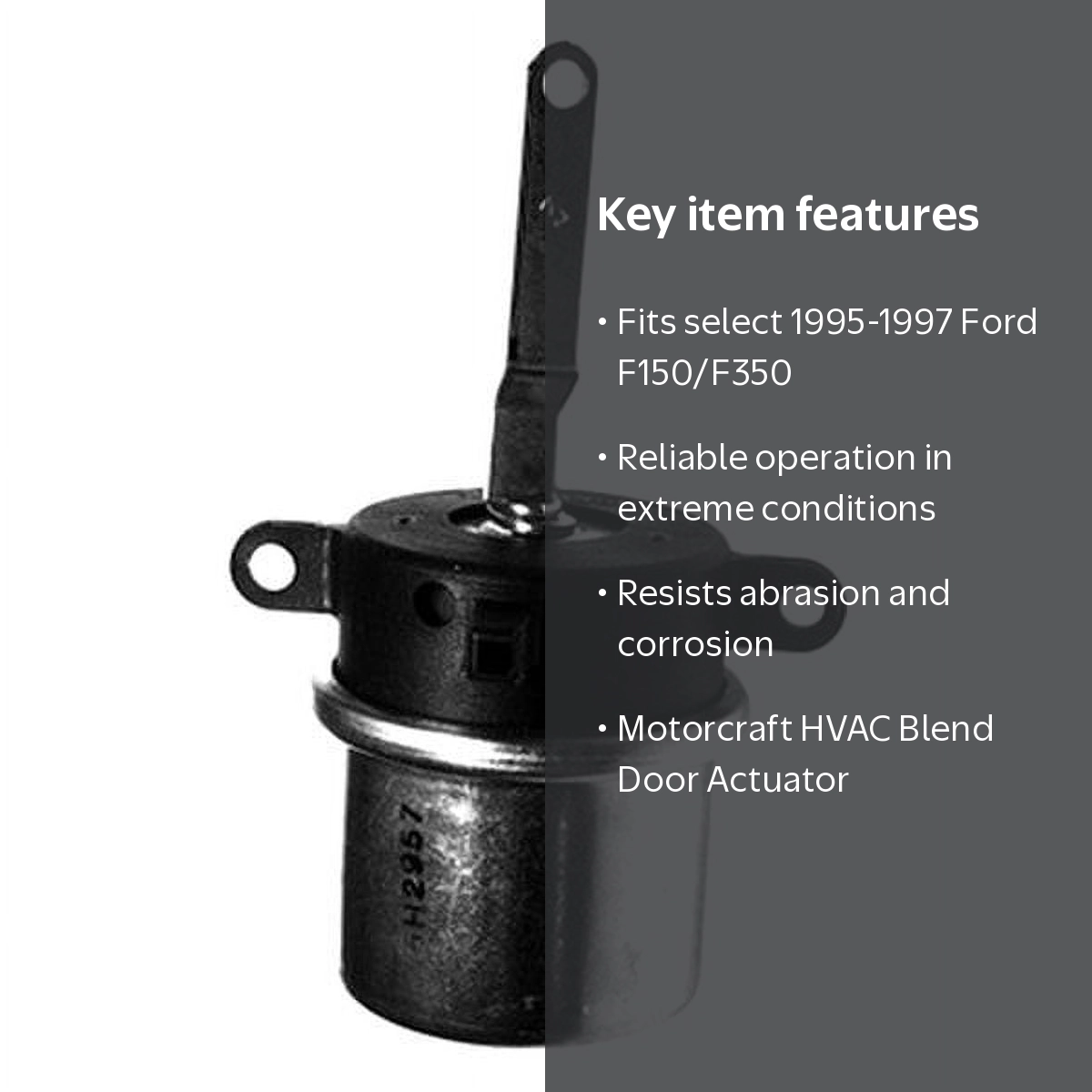 柊 Motorcraft HVAC Blend Door Actuator YH-1463 Fits select: 1995-1996