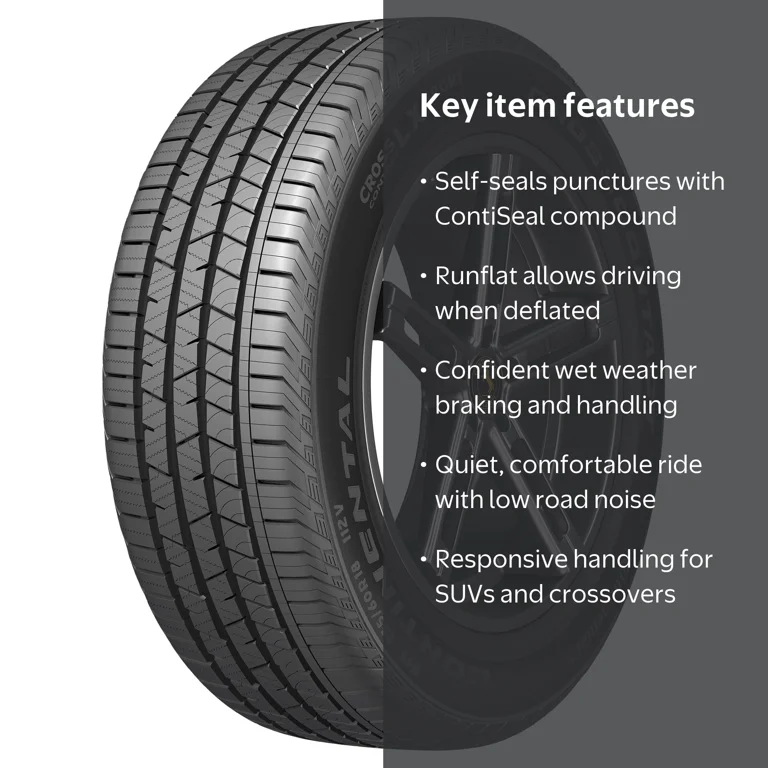 Continental, All Season SUV/Crossover Tire, 255/60R18 112V XL Continental, All Season SUV/Crossover Tire, 255/60R18 112V XL