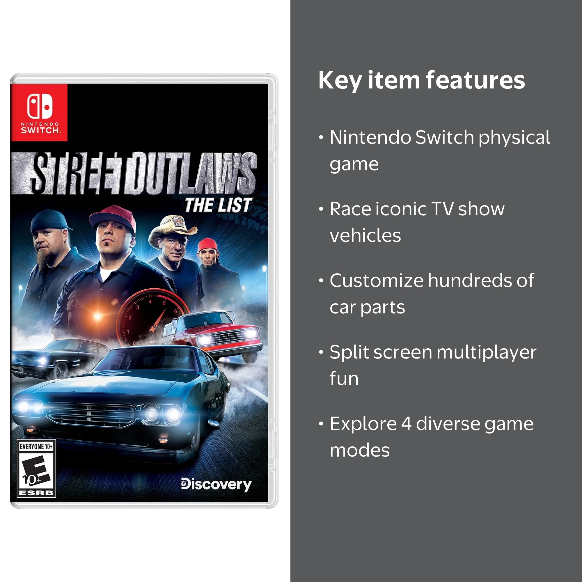Street Outlaws: The List, Nintendo Switch - Walmart.com