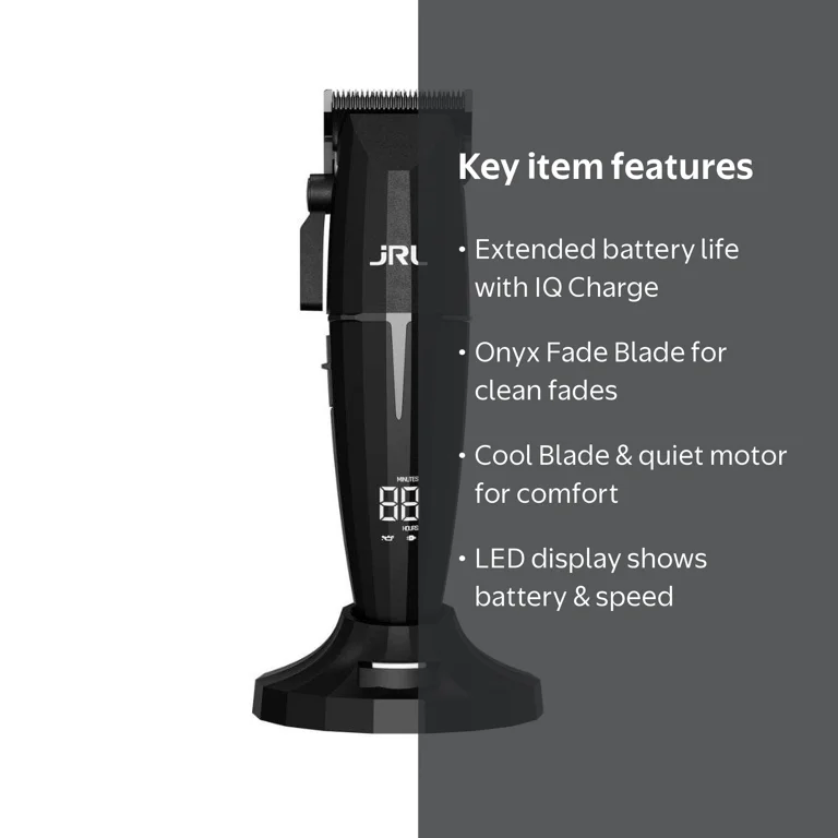 JRL Cordless Hair Clippers with Fade Blade & Reset IQ Charge