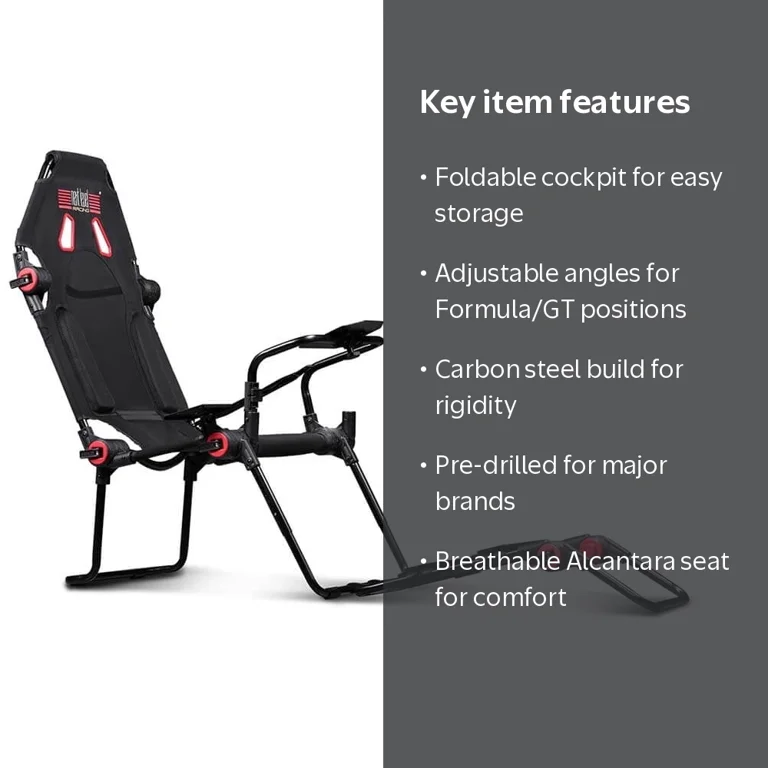 Next Level Racing F-GT Lite Formula and GT Foldable Simulator