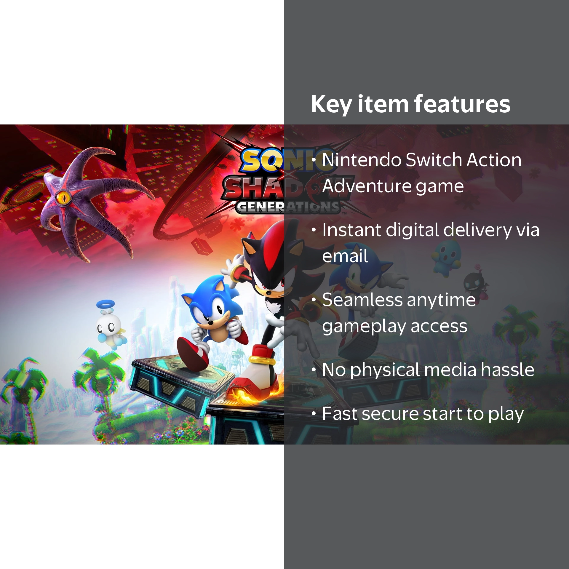 Sonic X Shadow Generations - Nintendo Switch [Digital] - Walmart.com