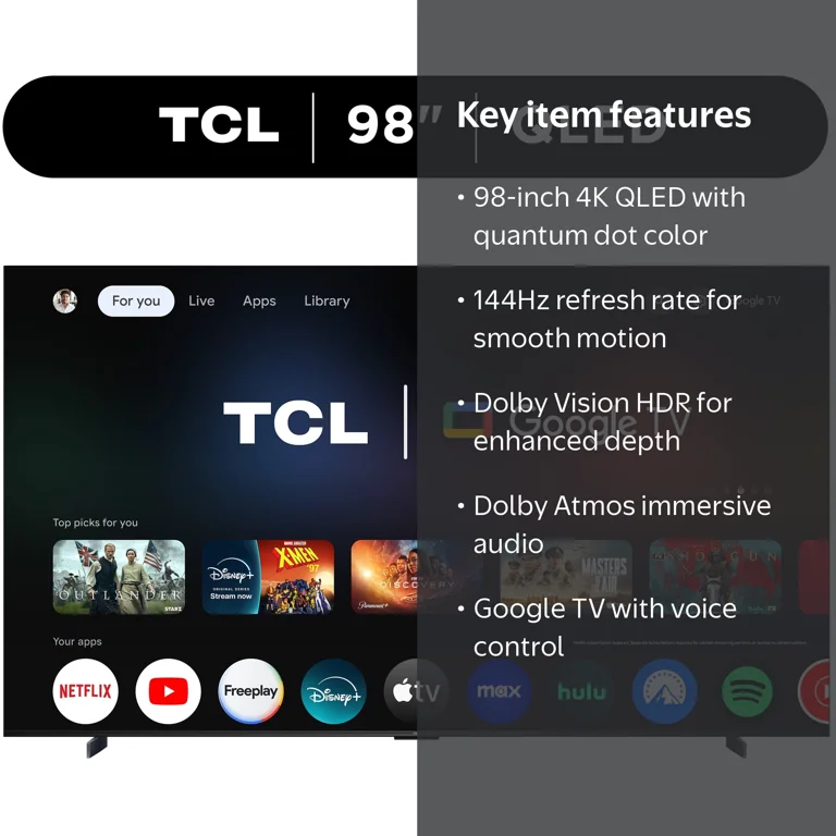 Open Box) TCL 98