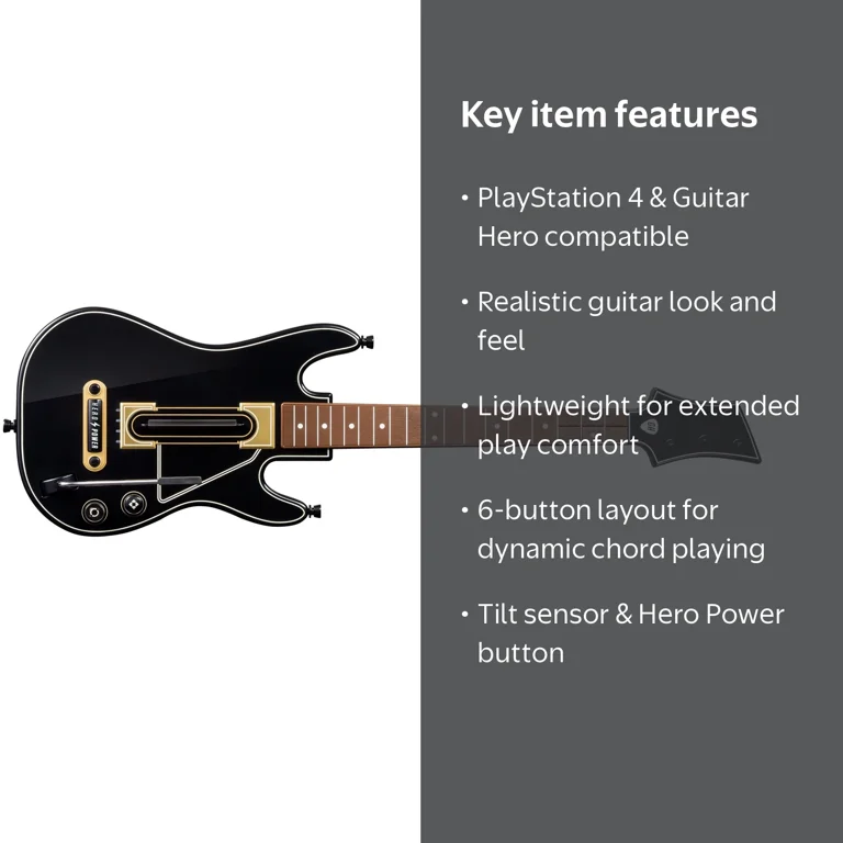 Guitar Hero Live - Guitar controller - 6 buttons - for Sony
