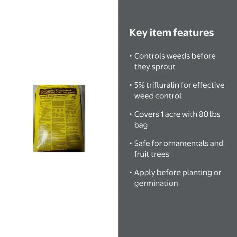 Treflan 5G Ornamental Granular Herbicide - 40 Lbs. - Walmart.com