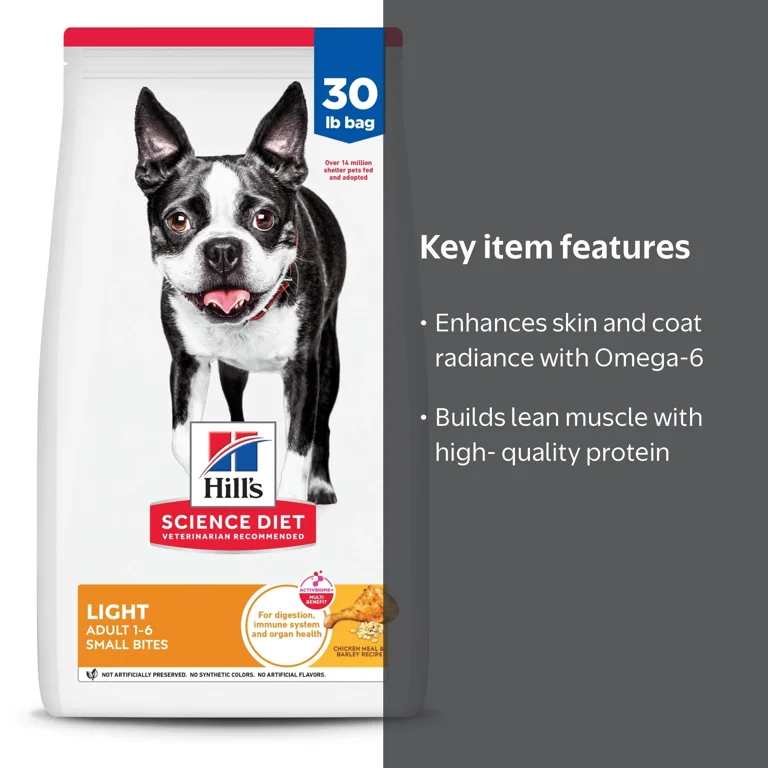 Hill's Science Diet, Dog Food, Light Small Bites, 30 lbs - Walmart.com Hill's Science Diet, Dog Food, Light Small Bites, 30 lbs - Walmart.com