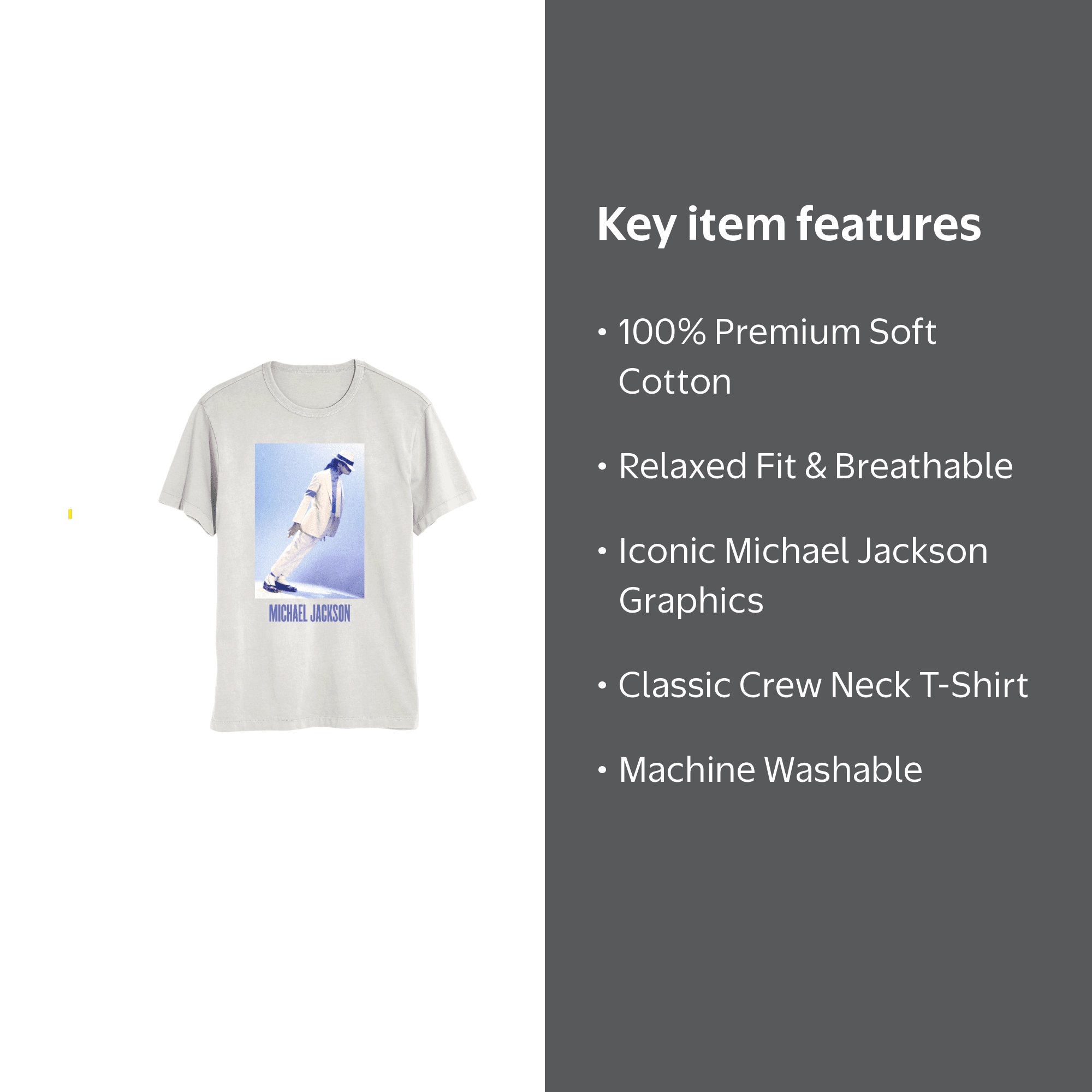 Michael Jackson Men's & Big Men's Graphic T-Shirt, Sizes S-3XL