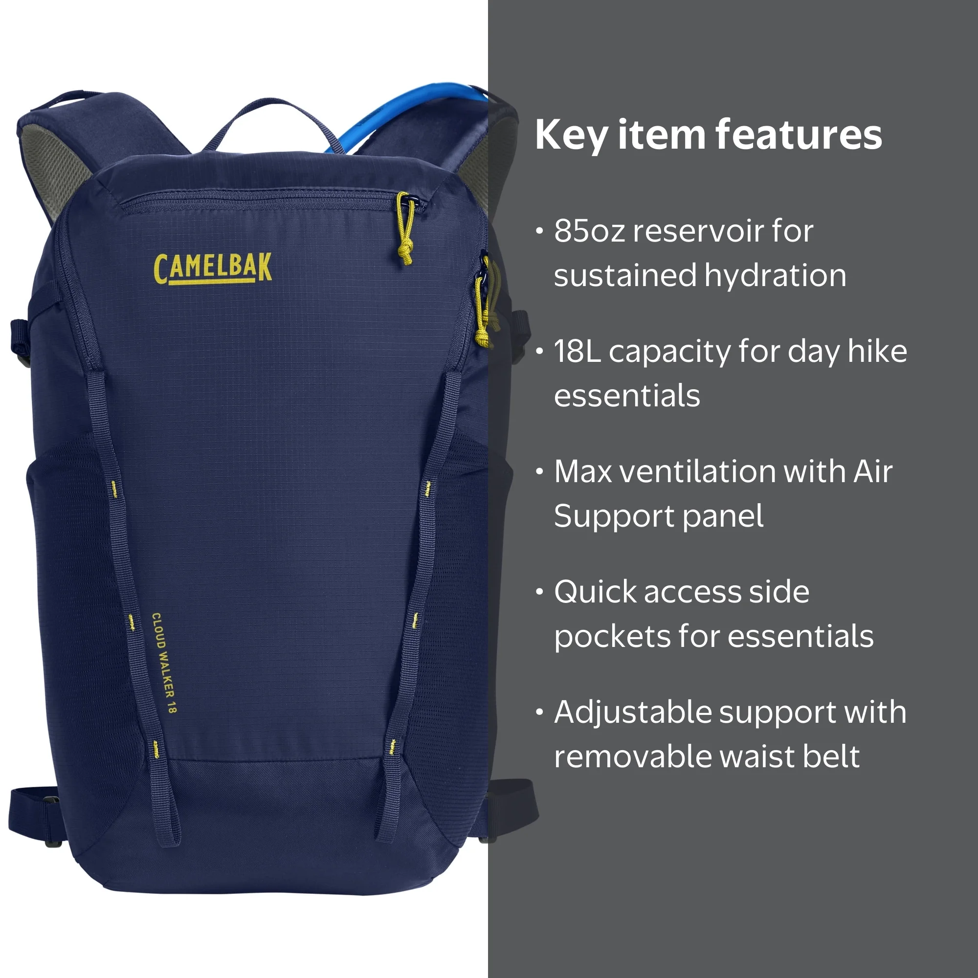 Camelbak Cloud Walker 18 85oz, Navy - Walmart.com