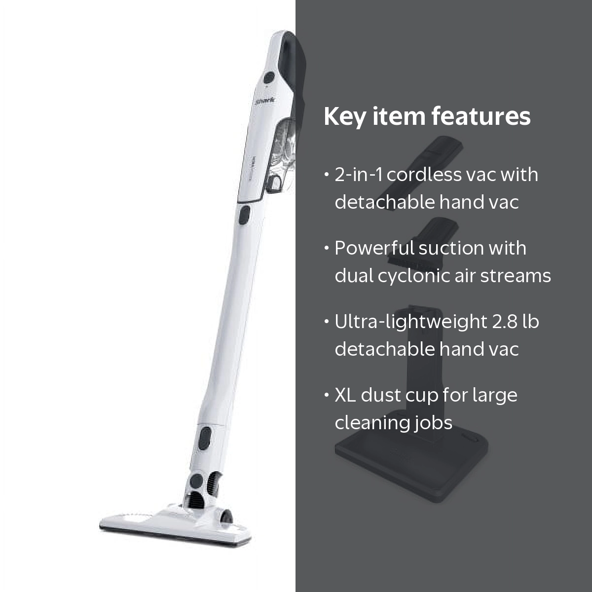Shark UltraCyclone Handheld Light 2-in-1 Cordless Vacuum, Portable