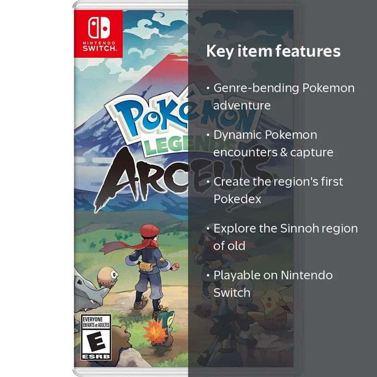 Pokemon Legends: Arceus - Nintendo Switch Action RPG Game