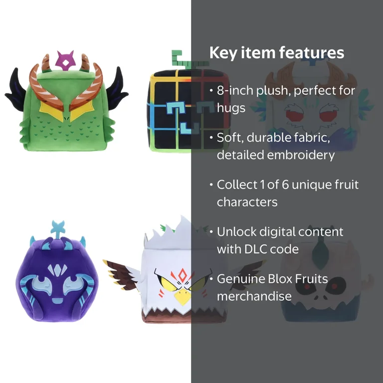 PhatMojo Blox Fruits Mystery Deluxe Plush Series 3 8-Inch Includes