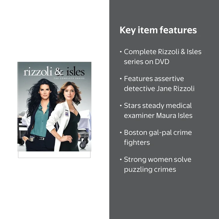 SDS, DVD, Rizzoli & Isles The Complete Series 2017, Drama Boston