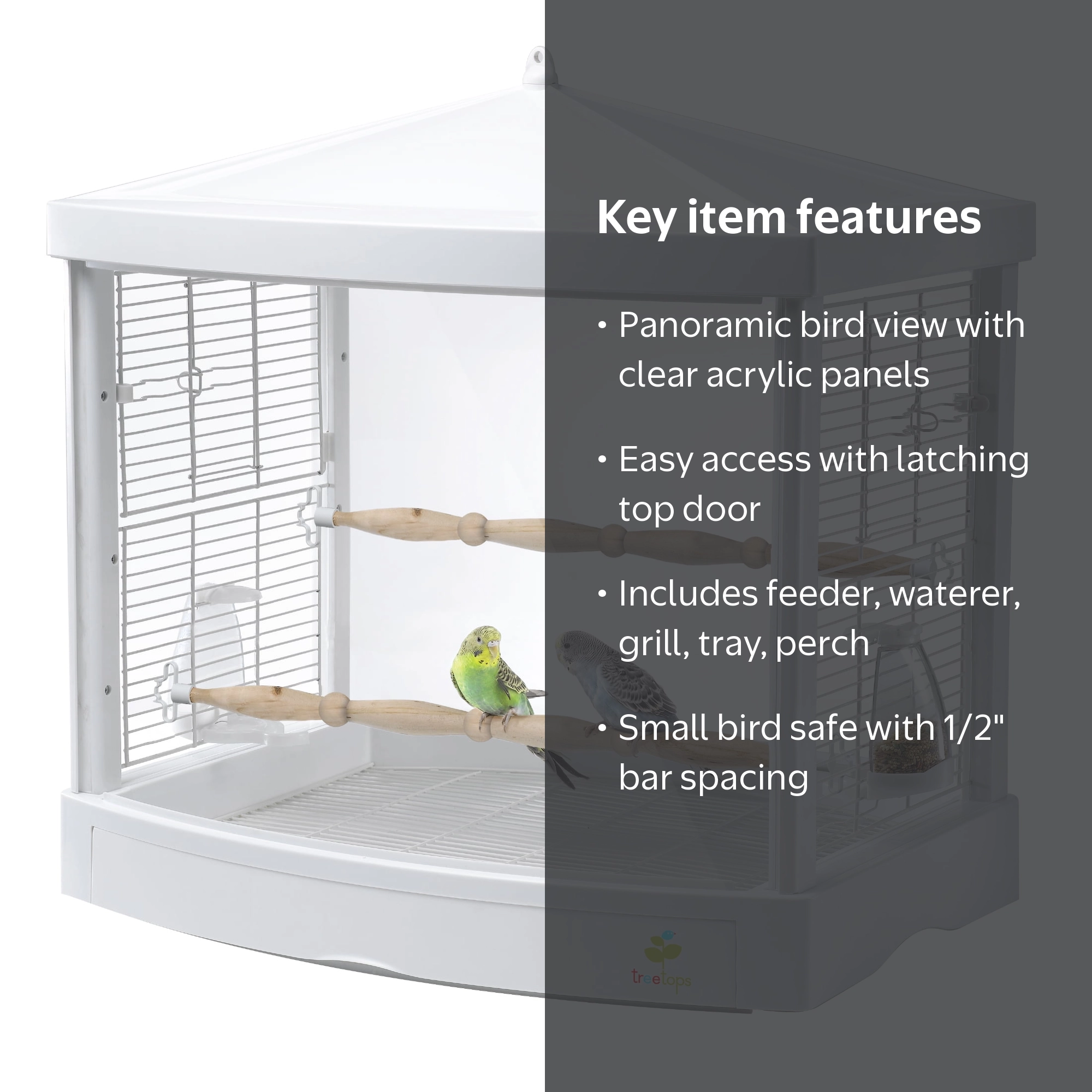 Caitec Featherland Paradise Tree Tops Clear View Small Bird