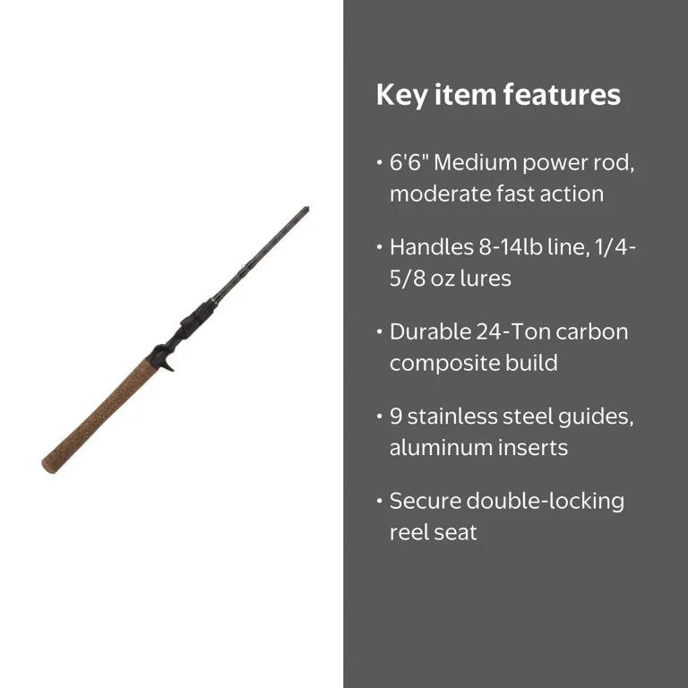 berkley lightning rod baitcast combo medium 6.6-ft UR Pro Spinning | 5.6 Ft - L | 6 Ft - M, ML With a wide variety of rod actions Berkley Lightning Lowpro Rod &