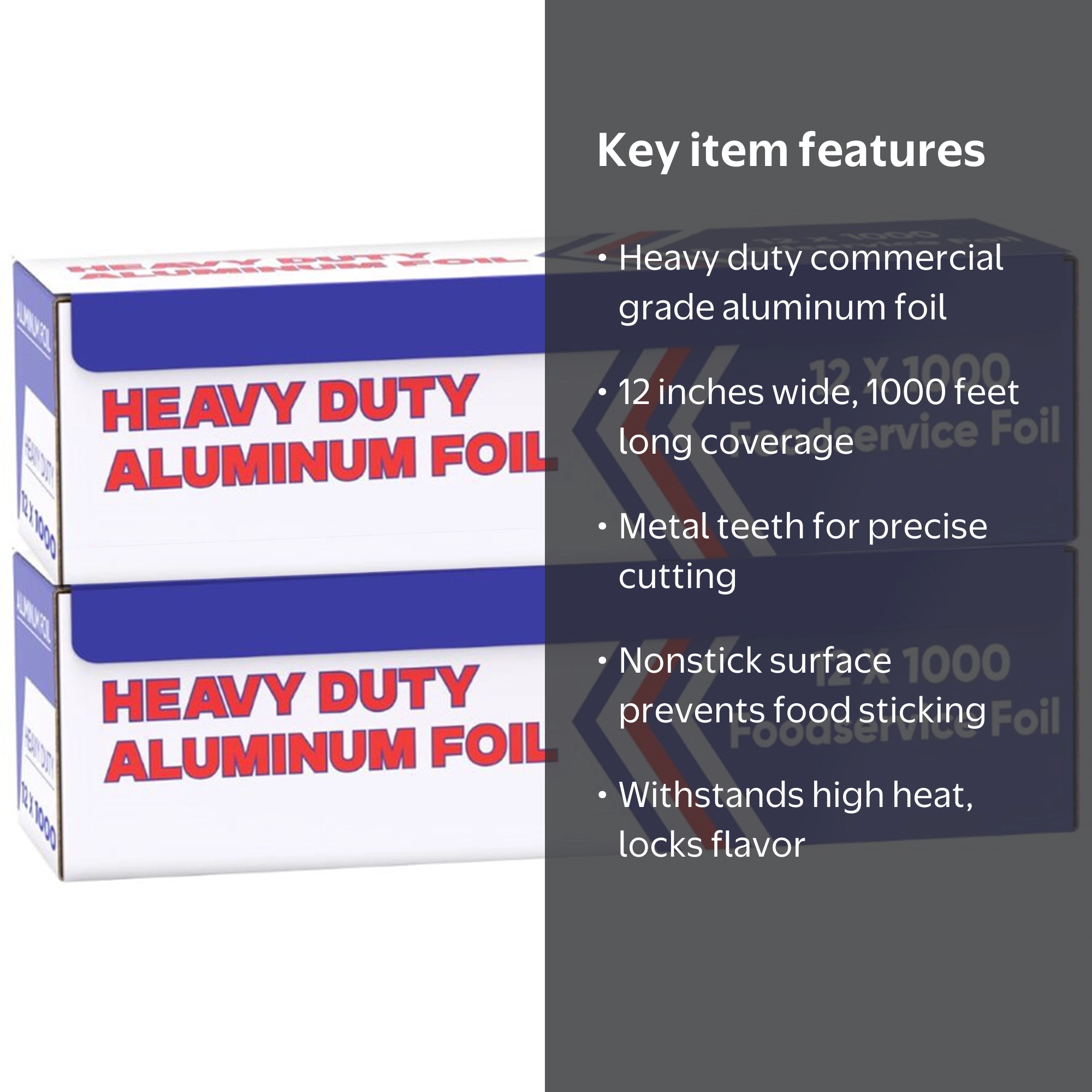 Ox Plastics, Heavy Duty Aluminum Foil, 12