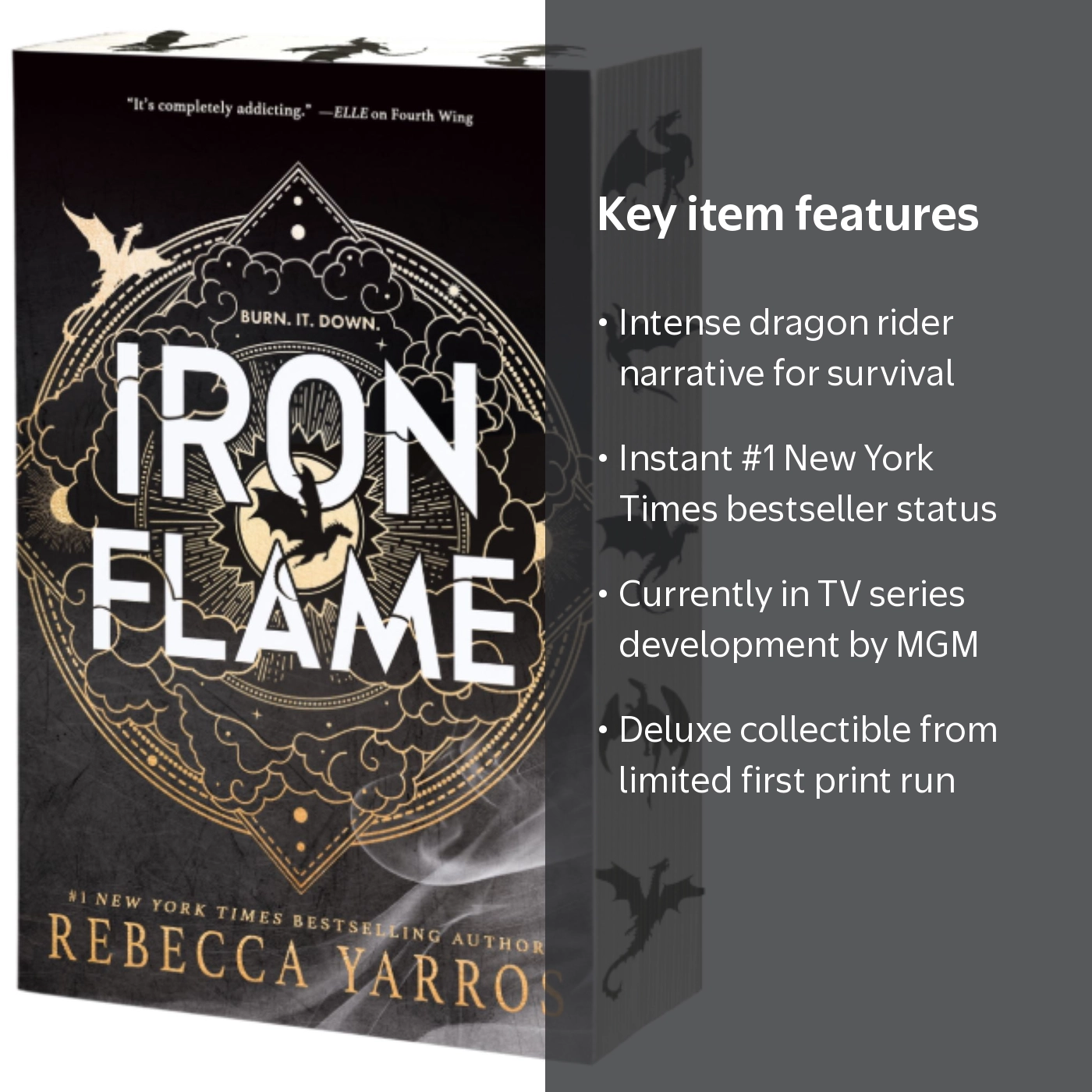 Rebecca Yarros, Iron Flame, Paperback, Limited Deluxe Edition