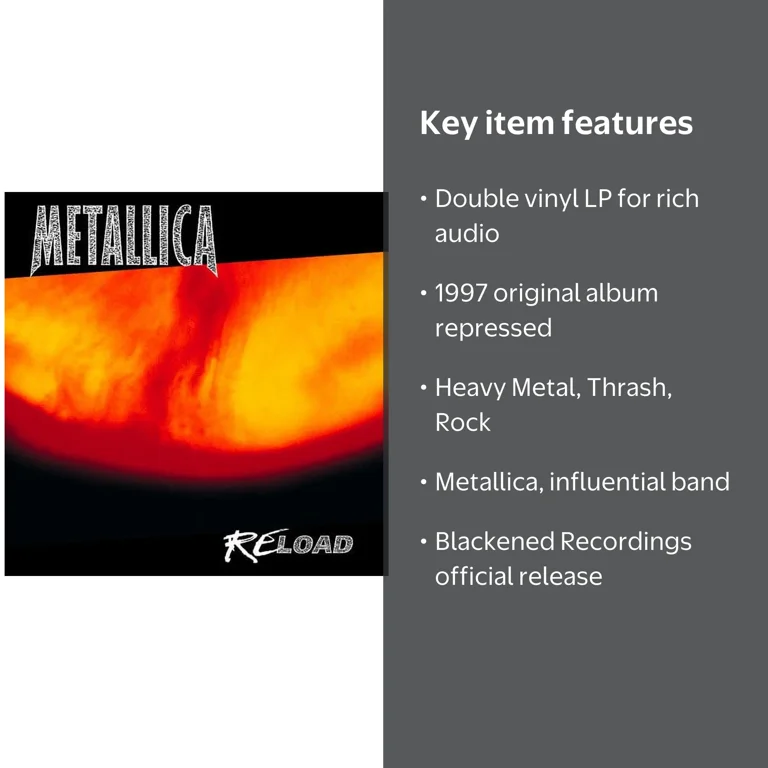 Metallica - Re-Load - Music & Performance - Vinyl - Walmart.com