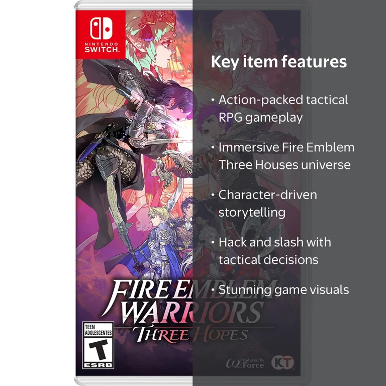 Fire Emblem Warriors Three Hopes, Nintendo Switch, Tactical RPG