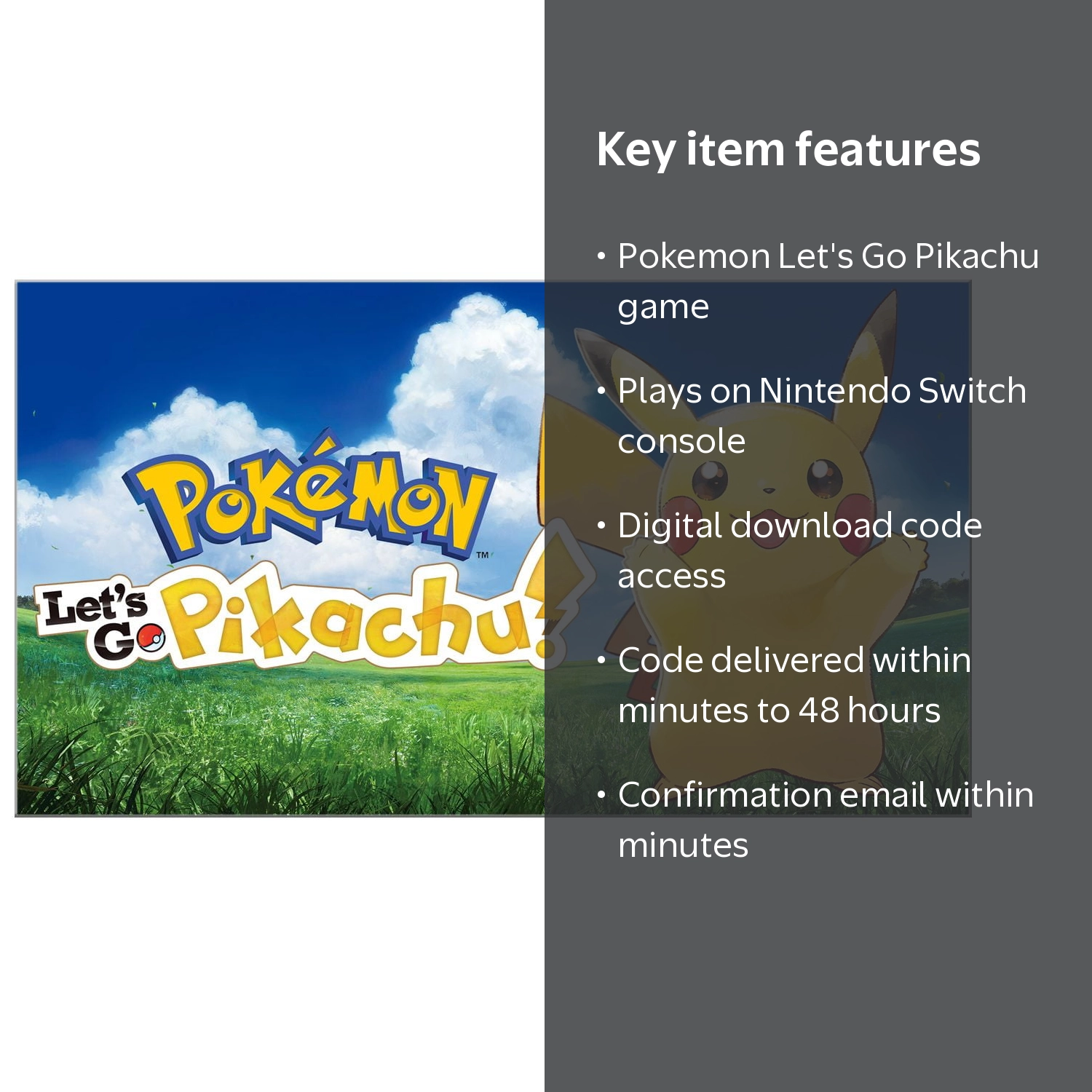 Pokemon Let's Go Pikachu- Nintendo Switch [Digital] - Walmart.com