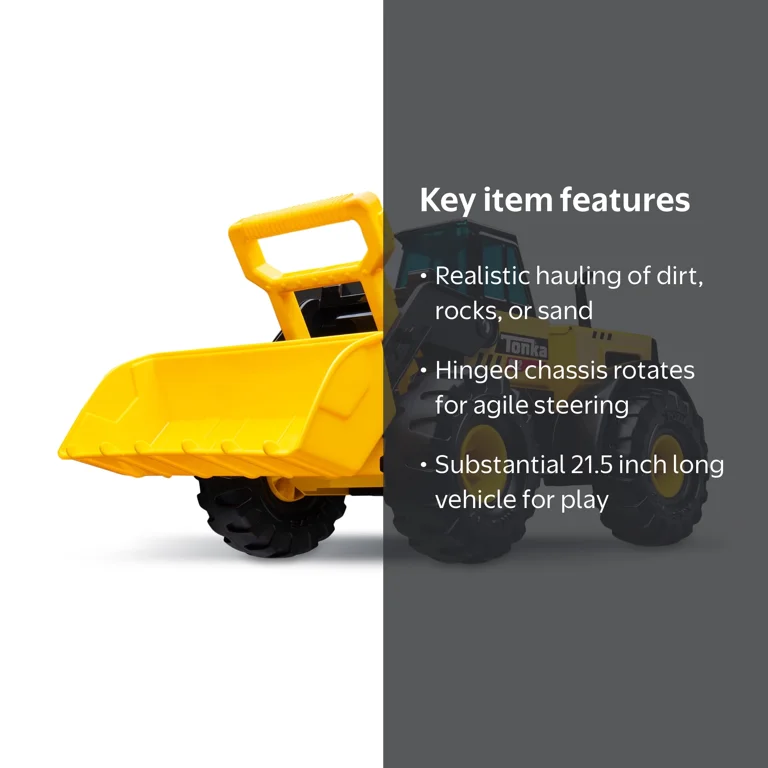 Tonka Steel Classics Front Loader, 21.5