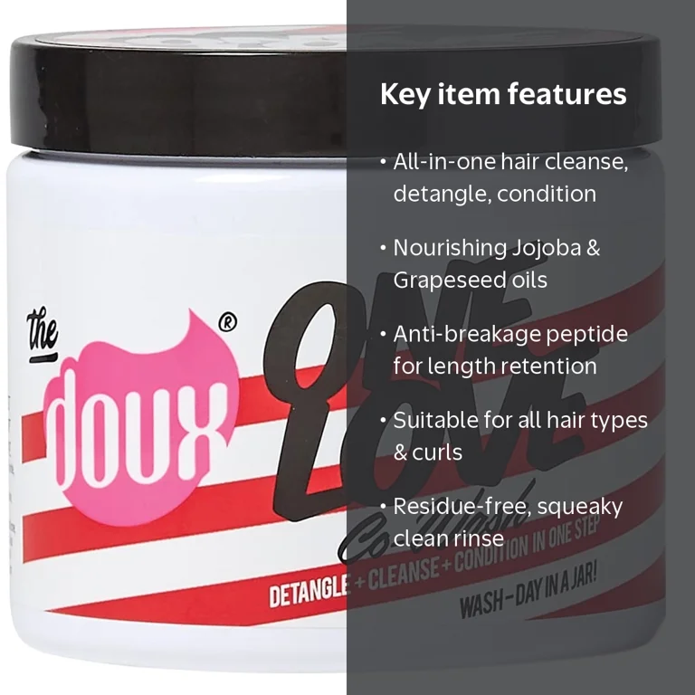 The Doux, Co-Wash, 16oz, Hydrating Curl Cleansing Conditioner