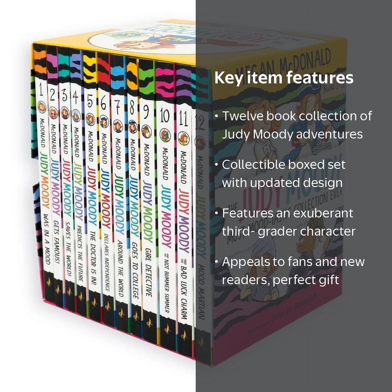 Megan McDonald, Book Set, 12 Book Collection, Judy Moody Series